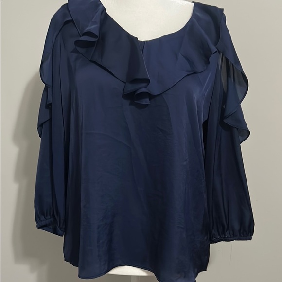 Philosophy Navy  Cold Shoulder Sleeve with Flowing Design , New with Tags - Picture 1 of 6